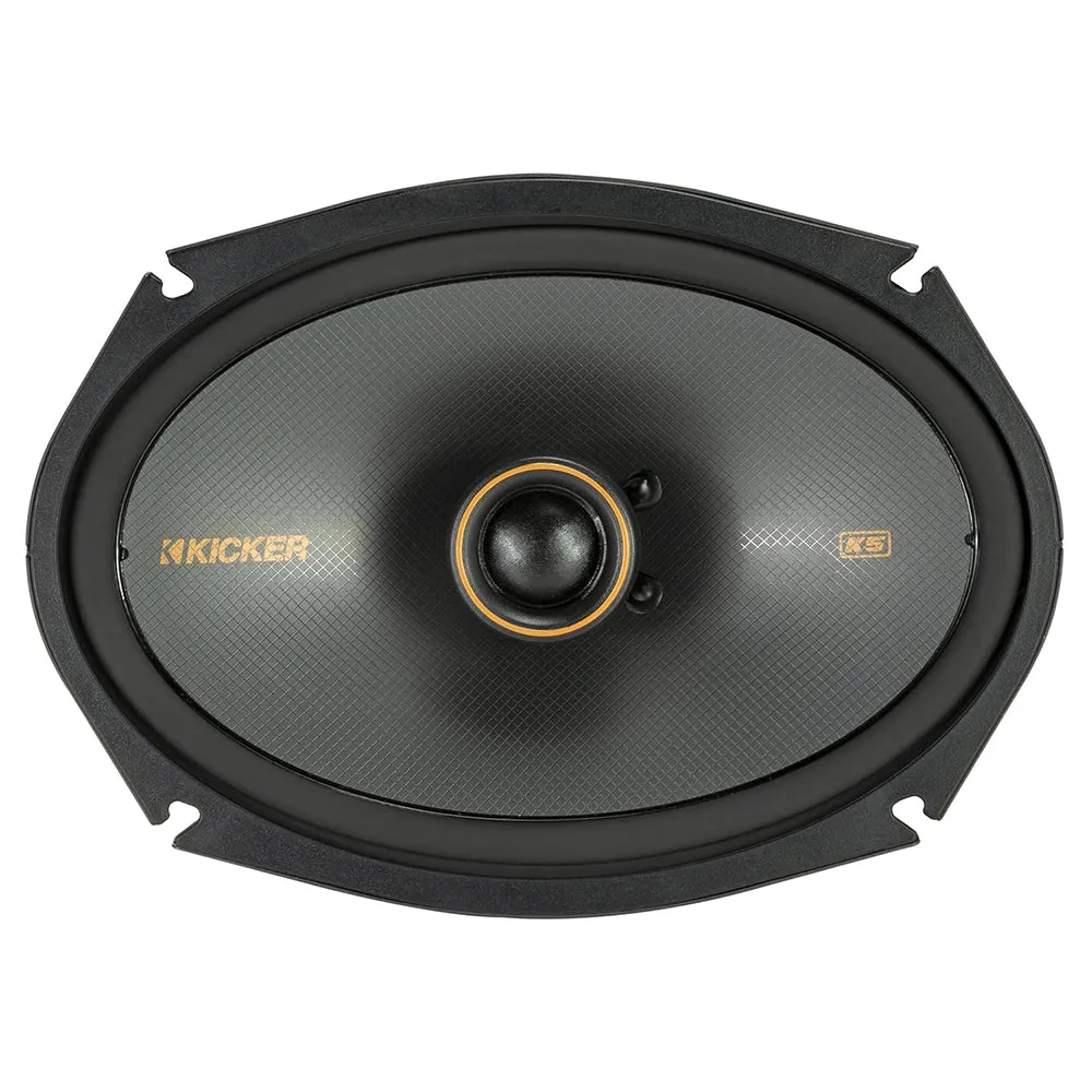 Kicker KS Series 6" x 9" Coaxial Speaker Pair 150W Rms 300W Max 4 Ohm 51KSC6904