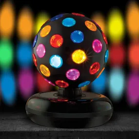 Kicko Spinning Disco Ball With Led Lights - For Parties, Lighting, Halloween, Christmas
