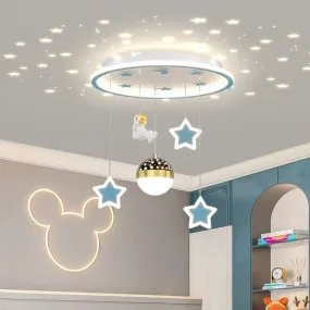 Kids Astronaut Chandeliers Light | Kids Room Decor Lights