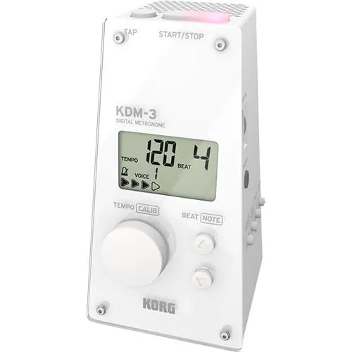 Korg KDM3WH Digital Metronome (White)
