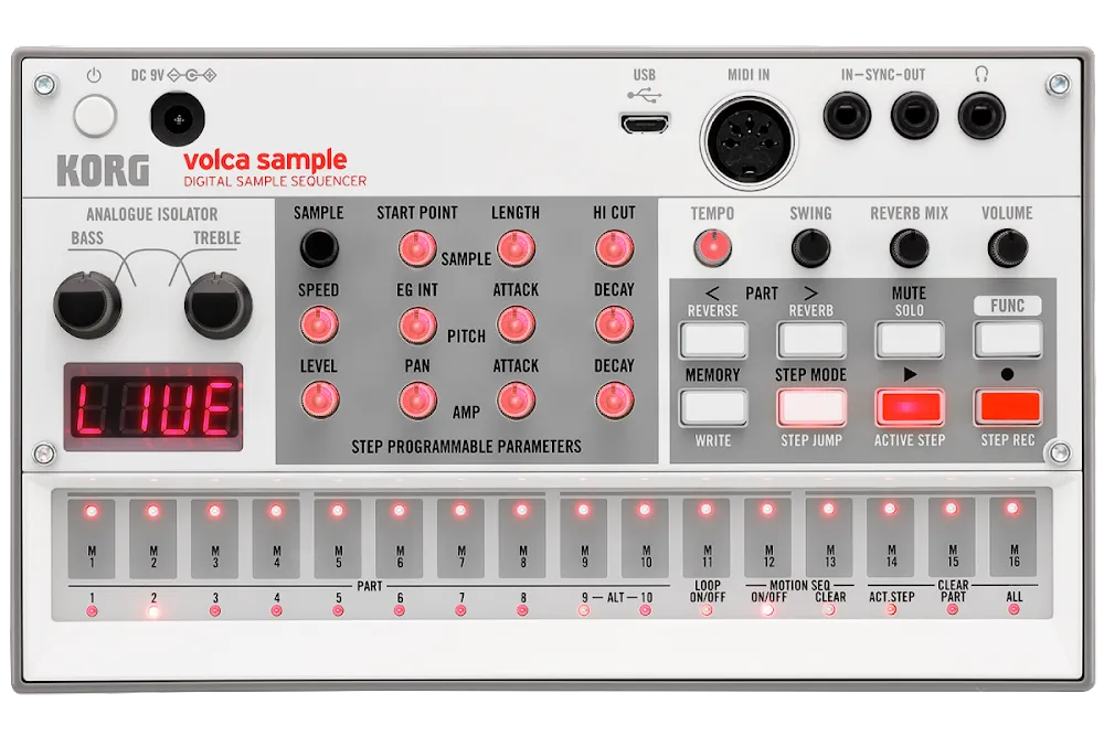 Korg Volca Sample 2 Digital Sample Sequencer