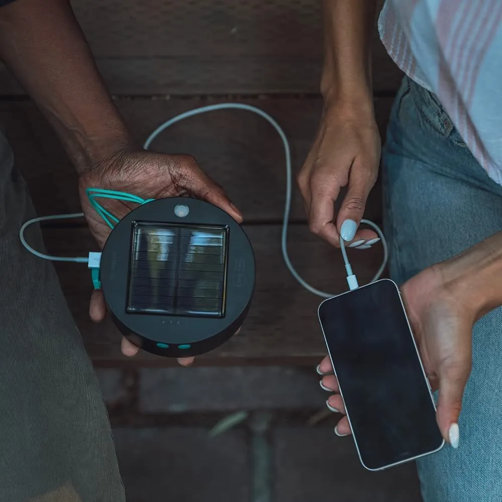 Luci SOLAR STRING LIGHT w USB Powerbank Phone Charger Camping Lantern