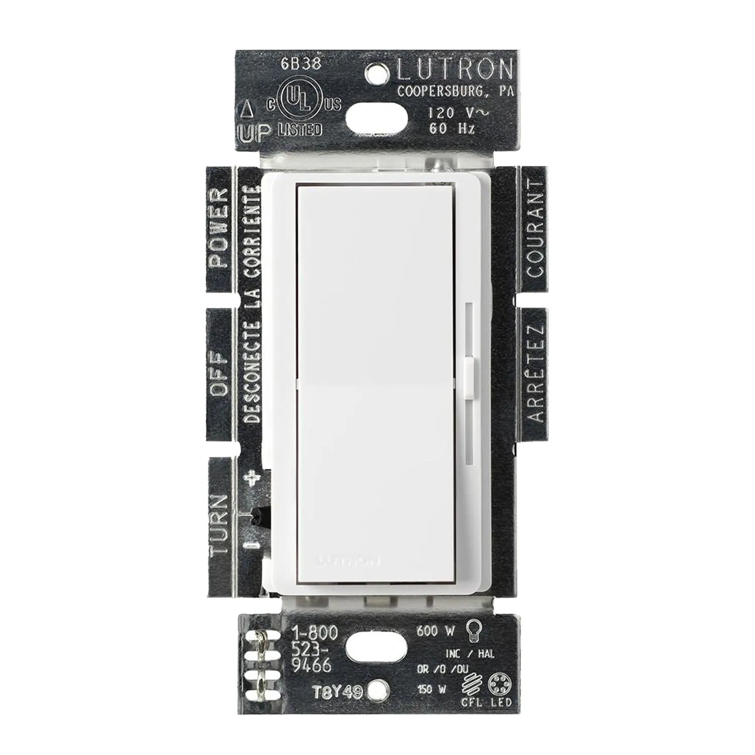 Lutron DVCL-153P Diva LED  Dimmer Switch, 150-Watt