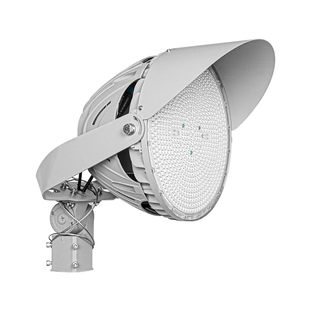 LYRA LED Stadium Light -  500W/400W/300W Selectable - Up to 75,000lm - 5000K - 200-480V  - 4H4V - 1500W Equal - 10 Year Warranty