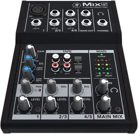 Mackie Mix Series Mix5 5-Channel Mixer