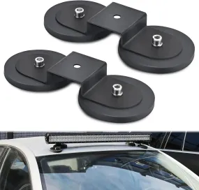 Magnetic Base Sucker Holder Rubber Boot Bracket (Pair)