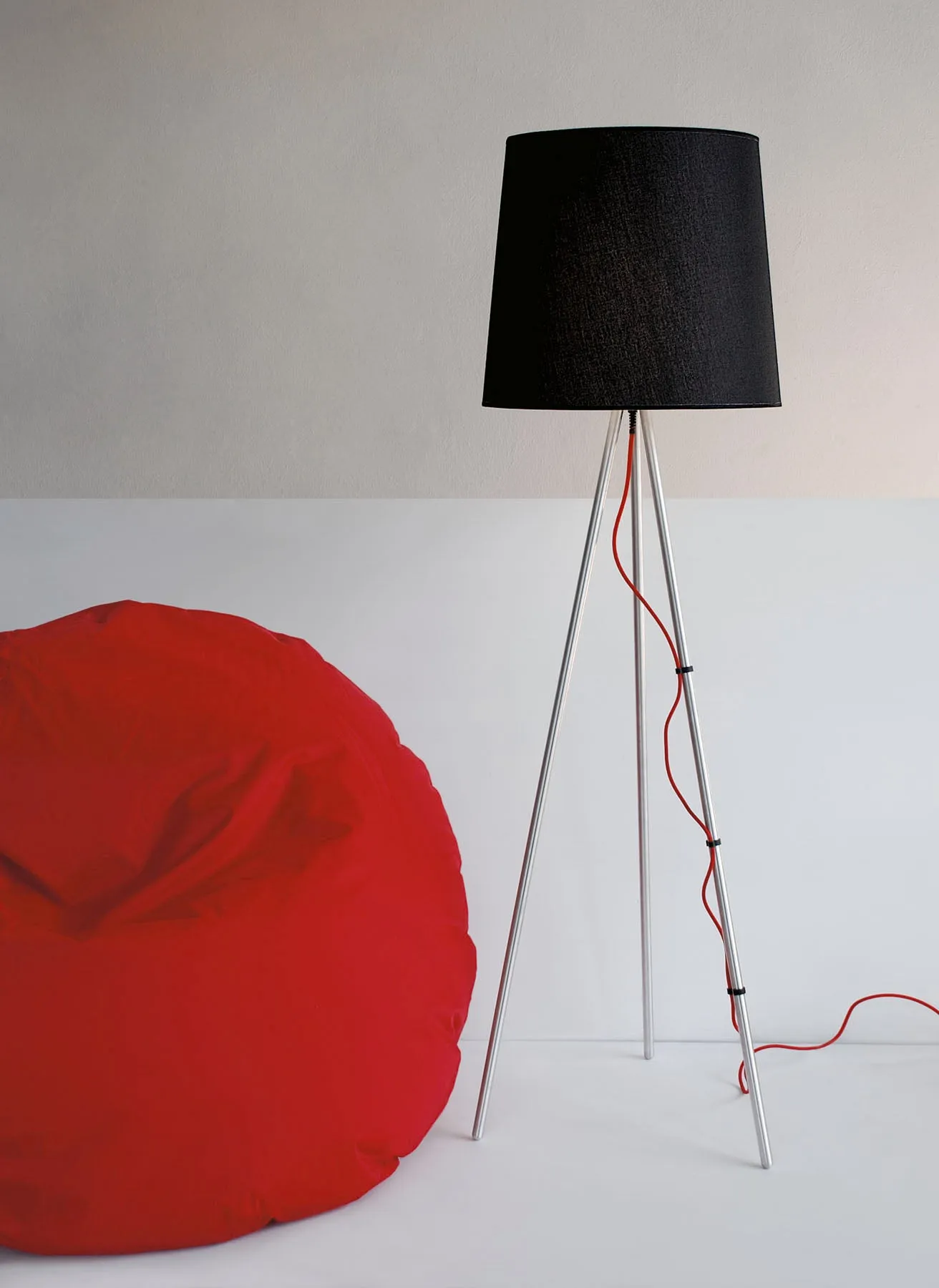 martinelli eva aluminum floor lamp