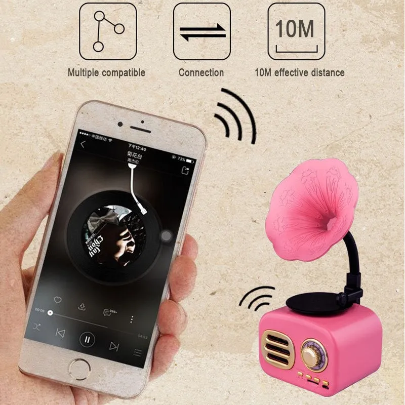 Mini Vintage Bluetooth Speaker