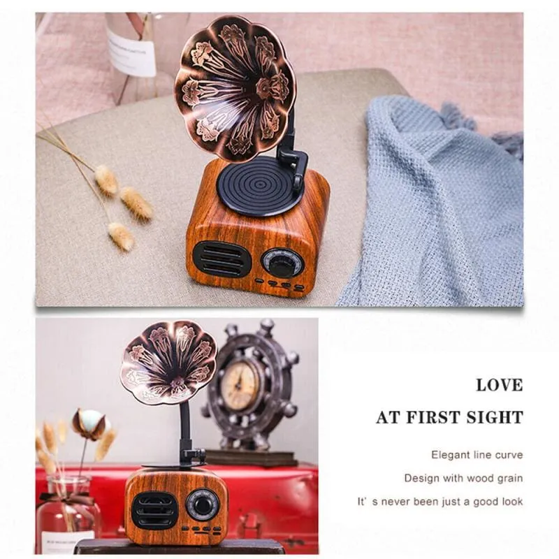 Mini Vintage Bluetooth Speaker