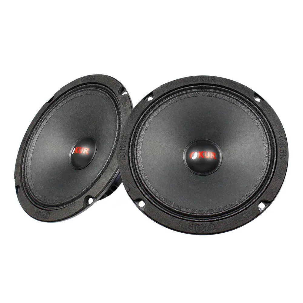 OKUR 6.5" Midrange Speaker Pair Pro Audio 4 Ohm 350 Watts Max Power OMR65PR