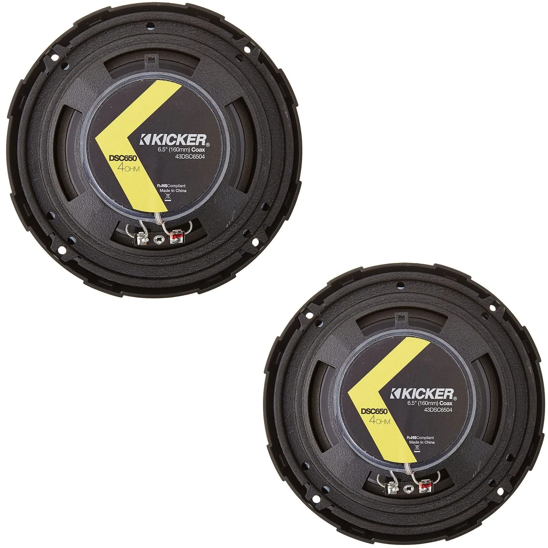 Open Box - Kicker DSC650 DS Series 6.5-Inch 2-way Coaxial Speaker Kit