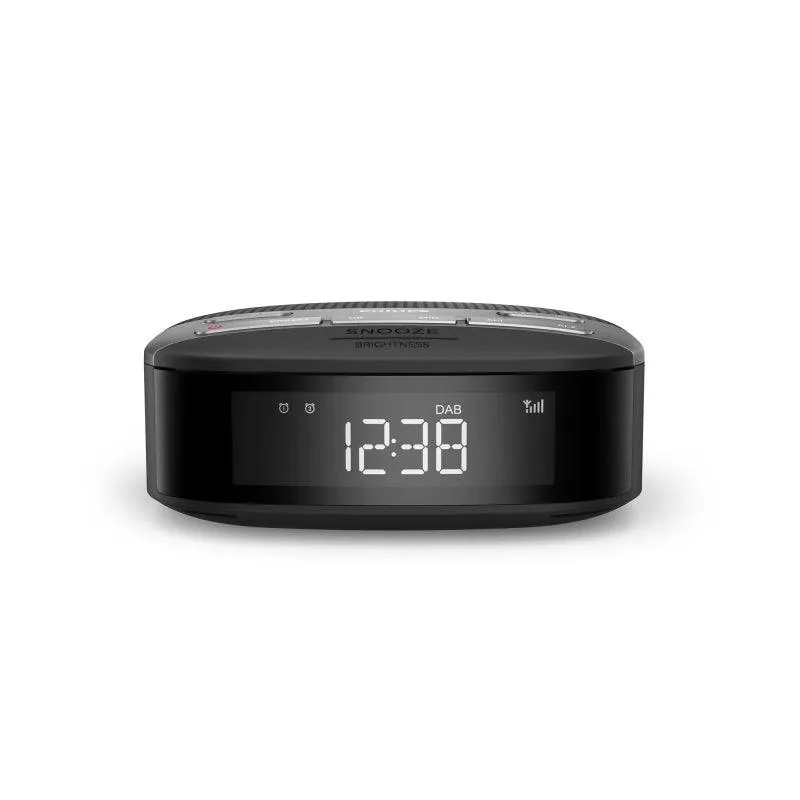 Philips DAB  FM Clock Radio Alarm LED Black