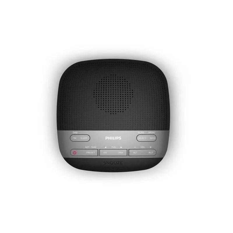 Philips DAB  FM Clock Radio Alarm LED Black