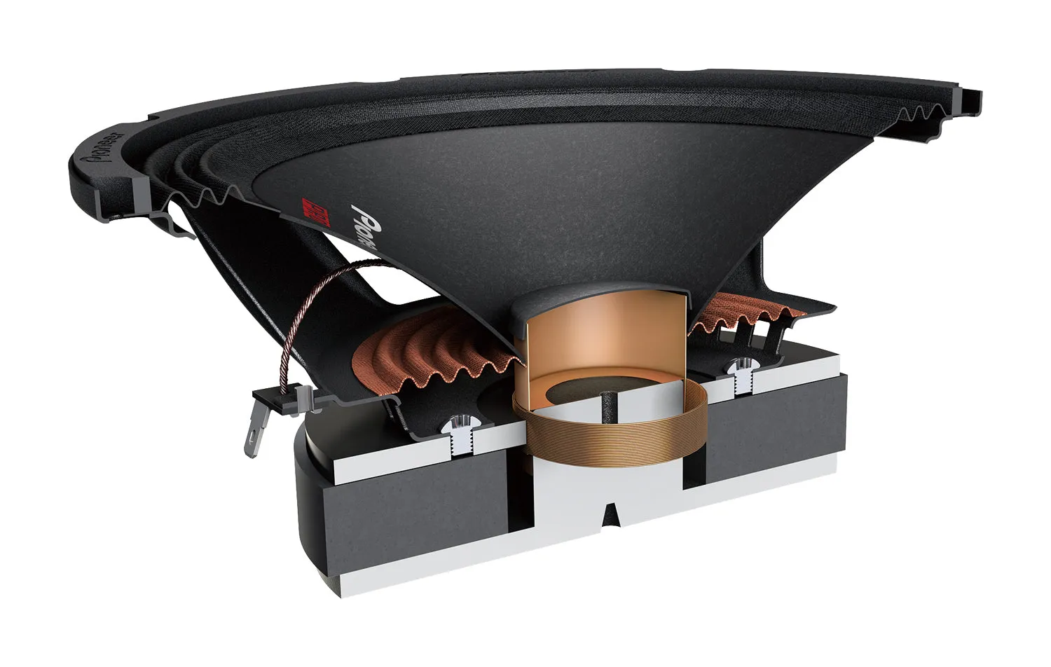 Pioneer TS-M2010PRO 8" 400W High Efficiency Midrange Speakers