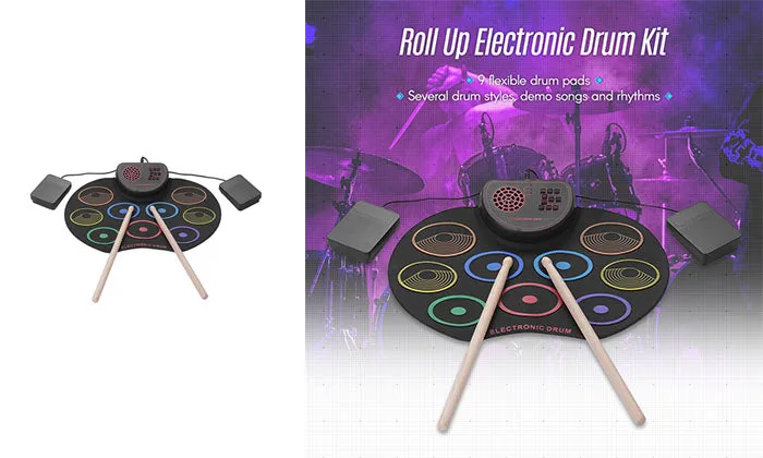 Portable Electronic Drum Set
