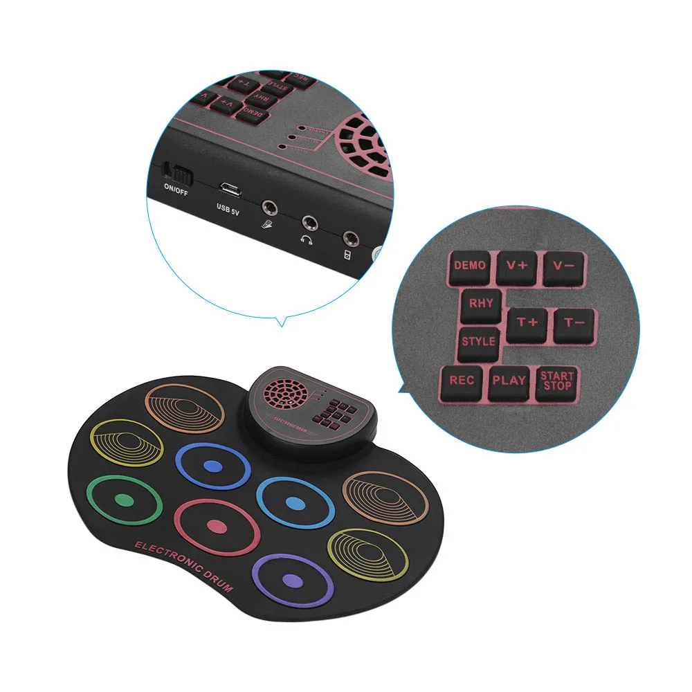 Portable Electronic Drum Set