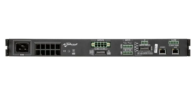 Powersoft D1604-DSP-PLUS 2-channel Flexible Amplifier with DSP and AES67