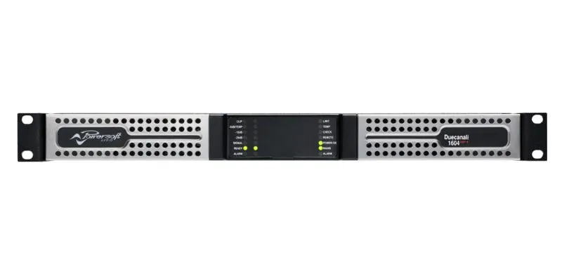 Powersoft D1604-DSP-PLUS 2-channel Flexible Amplifier with DSP and AES67