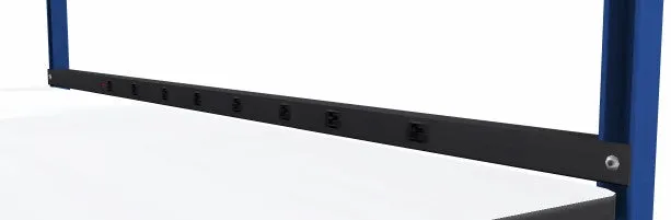 Production Basics 8323 15 AMP Power Rail for Workstations, 60"W