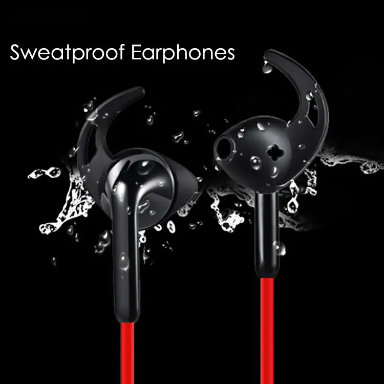 PTron Swift Headset Universal In-Ear Sports Stereo Earphone For All Smartphones (Black/Red)