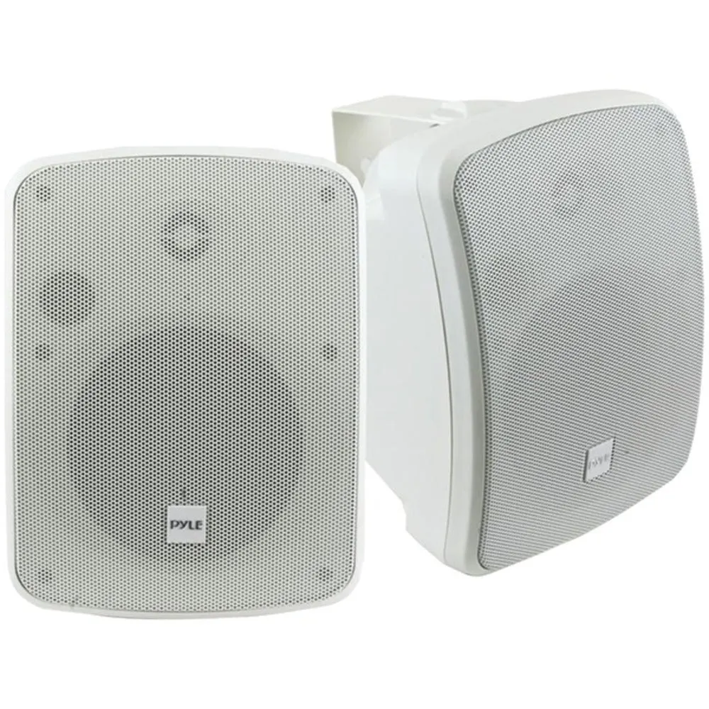 Pyle Home PDWR54BTW 5.25 Indoor/Outdoor 600-Watt Bluetooth Speaker System (White)