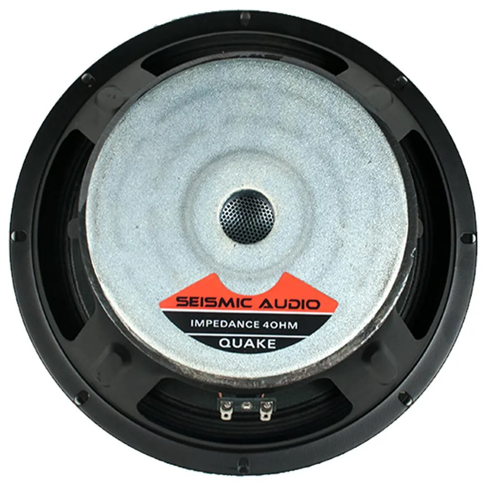 Quake 10" Steel Frame Speaker Driver 4 Ohm (Pair)