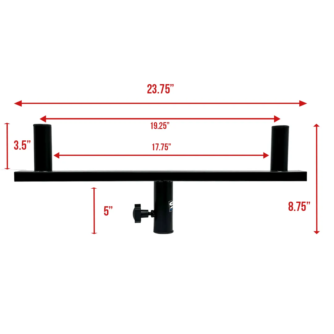 SA-DUALMOUNT - Dual Speaker Mount Bar for PA/DJ Speaker Cabinets