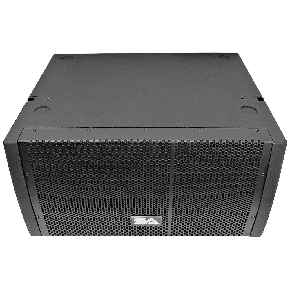 SAXLP-12P - Pair of Passive 12 Inch Line Array Speakers with Dual Compression Drivers