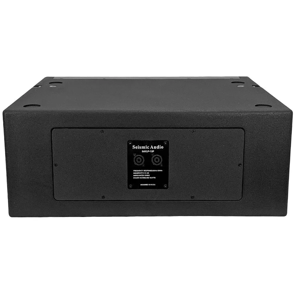 SAXLP-12P - Pair of Passive 12 Inch Line Array Speakers with Dual Compression Drivers