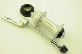 SHIMANO DEORE XT HB-M775 32H Q-R DISC FRONT HUB CENTRE LOCK  SKEWER SILVER