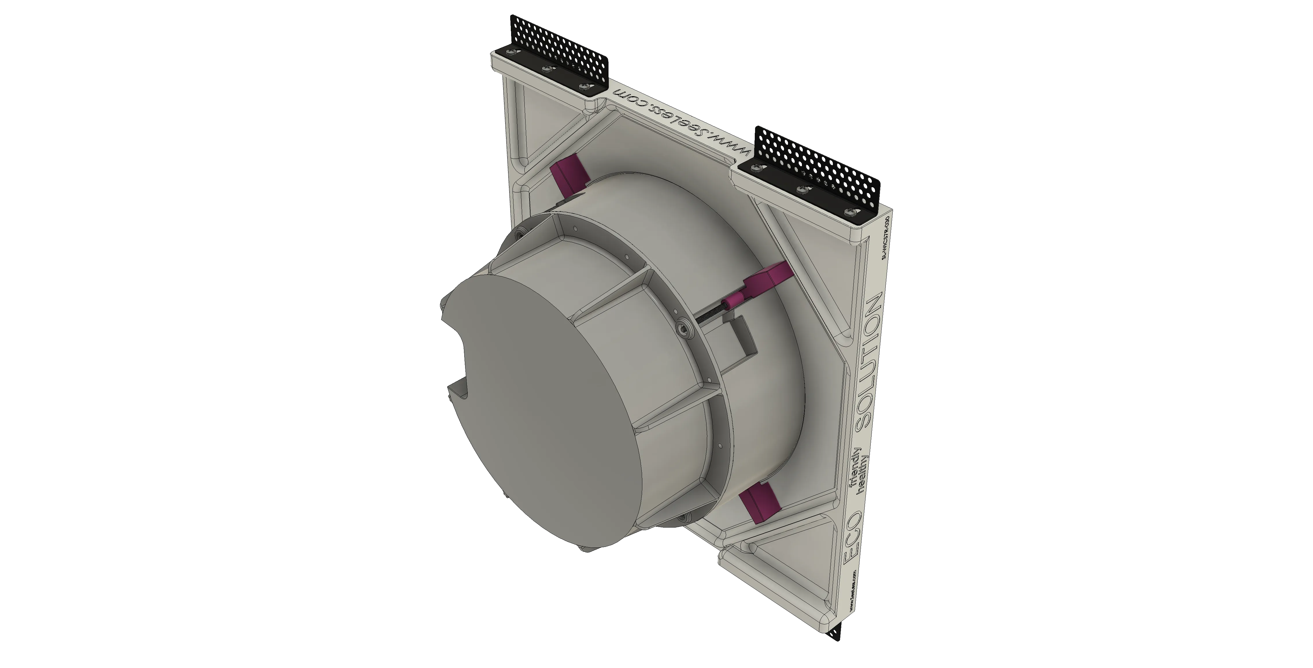 SL-WICS7R-030 Wisdom Speaker Round Mount | Flush In-Wall Mount