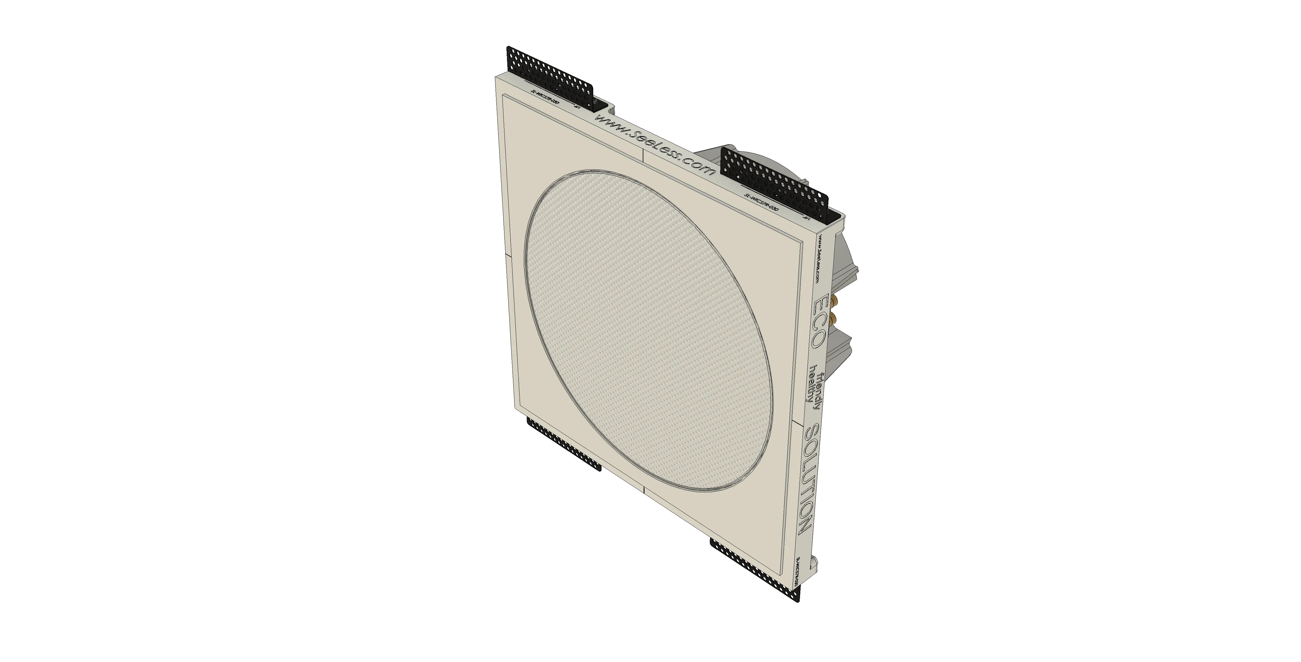 SL-WICS7R-030 Wisdom Speaker Round Mount | Flush In-Wall Mount