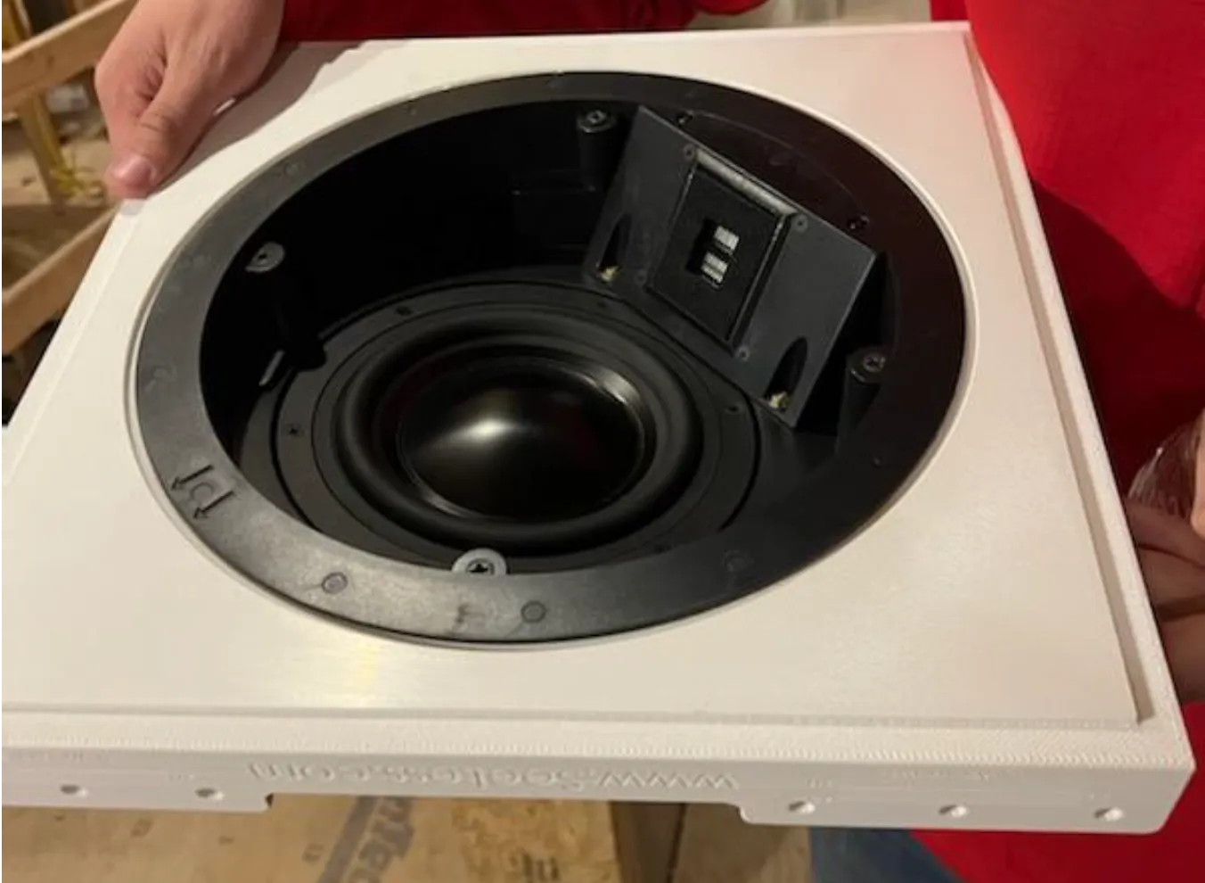 SL-WICS7R-030 Wisdom Speaker Round Mount | Flush In-Wall Mount