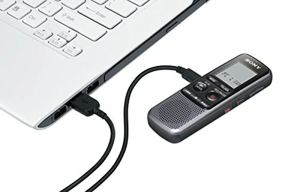 Sony 4GB PX Series MP3 Digital Voice IC Recorder With Built-In Stereo Microphone   2AA Batteries