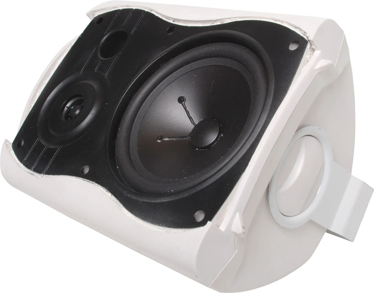 Speaker Wall Mount 45W 100V 8 Ohm Pair White C0912