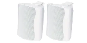 Speaker Wall Mount 45W 100V 8 Ohm Pair White C0912
