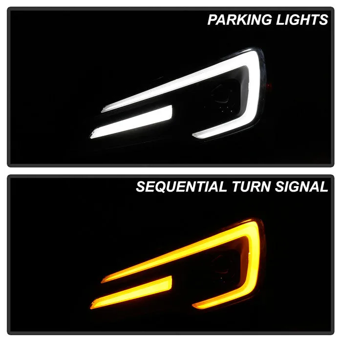 Spyder Impreza WRX 15-20 SEQ Switch Back Headlights Black