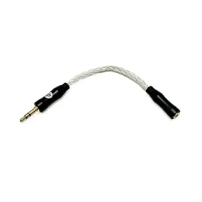 Strauss & Wagner SW-2535A 2.5mm Female to 3.5mm Male 8-Core Silver Adapter