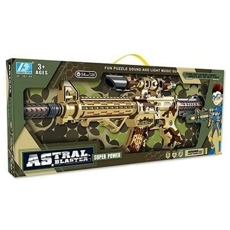 Super Power Camouflage Musical Gun