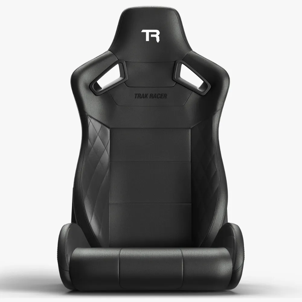 Trak Racer TR120 Racing Cockpit with TR One Wheel Mount for Fanatec Direct Drive Wheels and Rally Seat