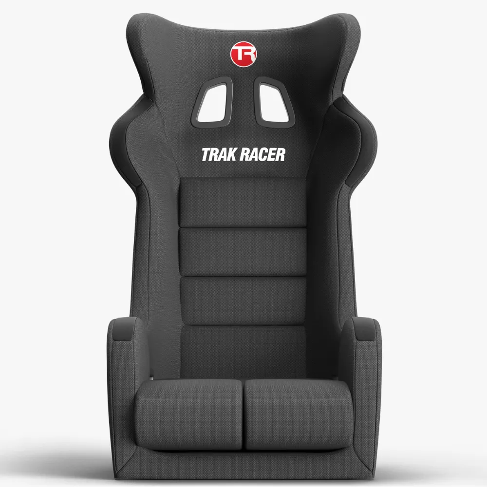 Trak Racer TR120 Racing Cockpit with TR One Wheel Mount for Fanatec Direct Drive Wheels and Rally Seat