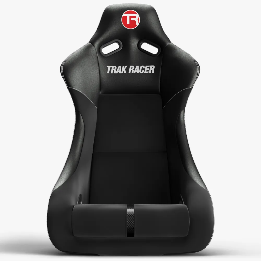 Trak Racer TR120 Racing Cockpit with TR One Wheel Mount for Fanatec Direct Drive Wheels and Rally Seat