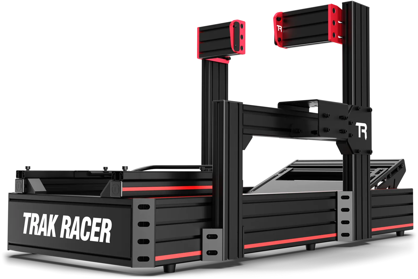 Trak Racer TR160 MK4 Racing Cockpit with TR One Universal Mount for Fanatec Direct Drive Wheels (seat not included)