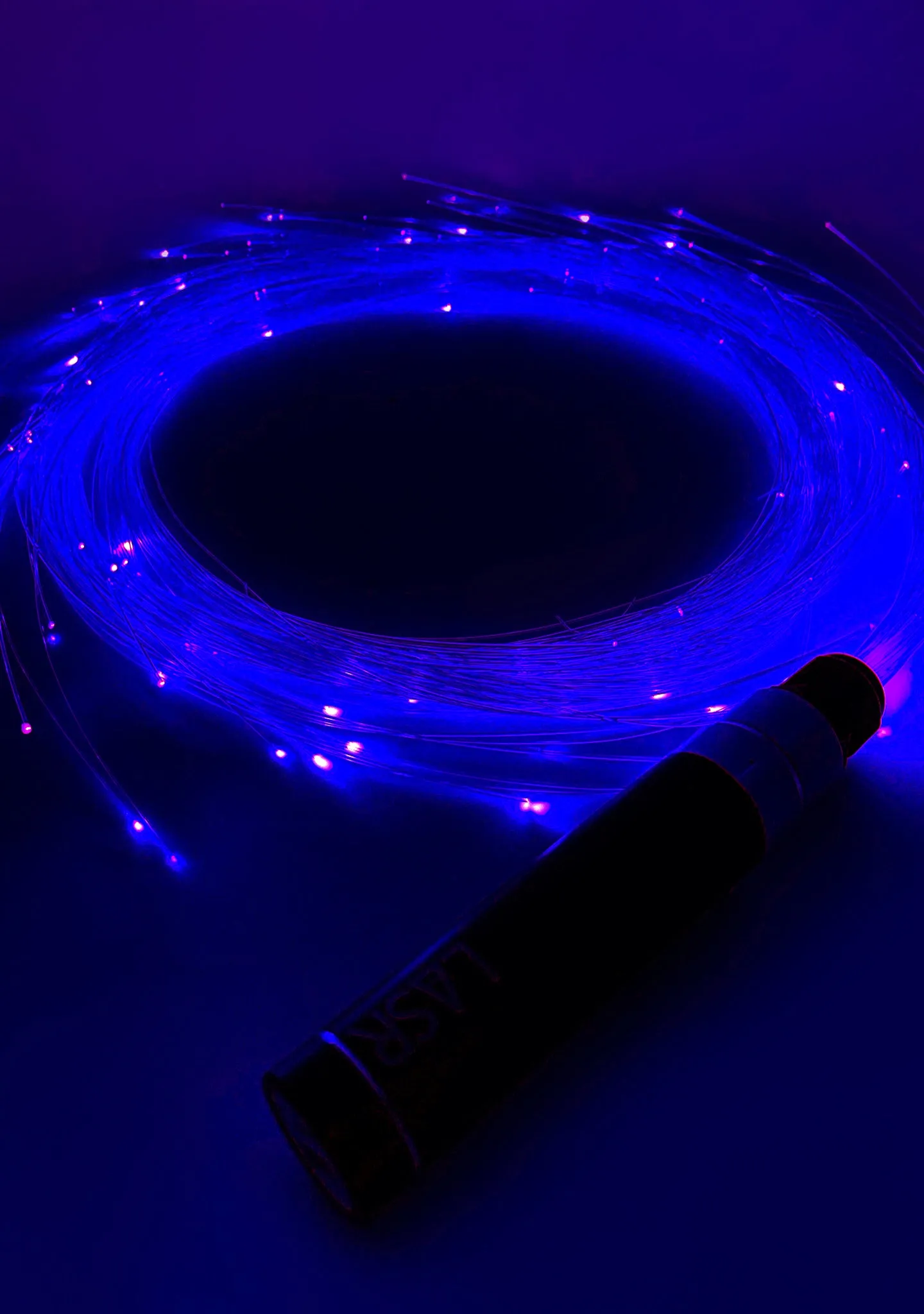 Ultraviolet Fiber Optic Light Up Whip