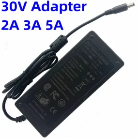 US Plug 30V 5A 2a 3A Power Supply Adapter 31v 2A 32V 1A 4A 5A 36V 24V 25V 28V 18V 15V 48V 2A 12V 3.5a 6A 7A 10A 12.5A Power Adaptor ACDC
