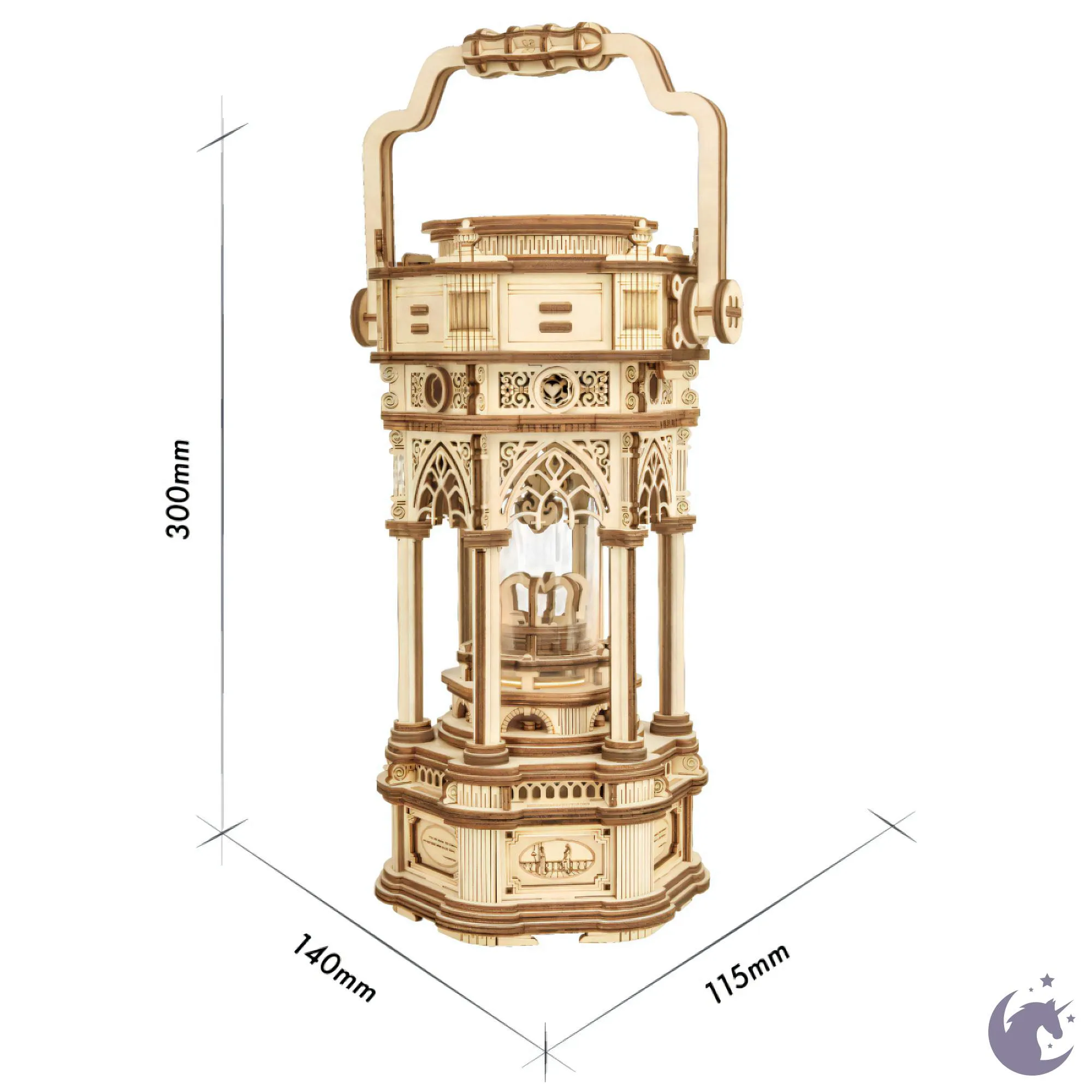 Victorian Lantern | Robotime ROKR AMK61 DIY Mechanical Music Box