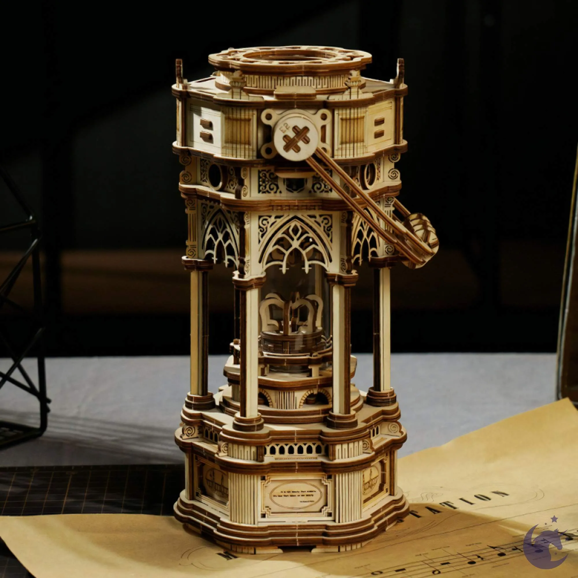 Victorian Lantern | Robotime ROKR AMK61 DIY Mechanical Music Box