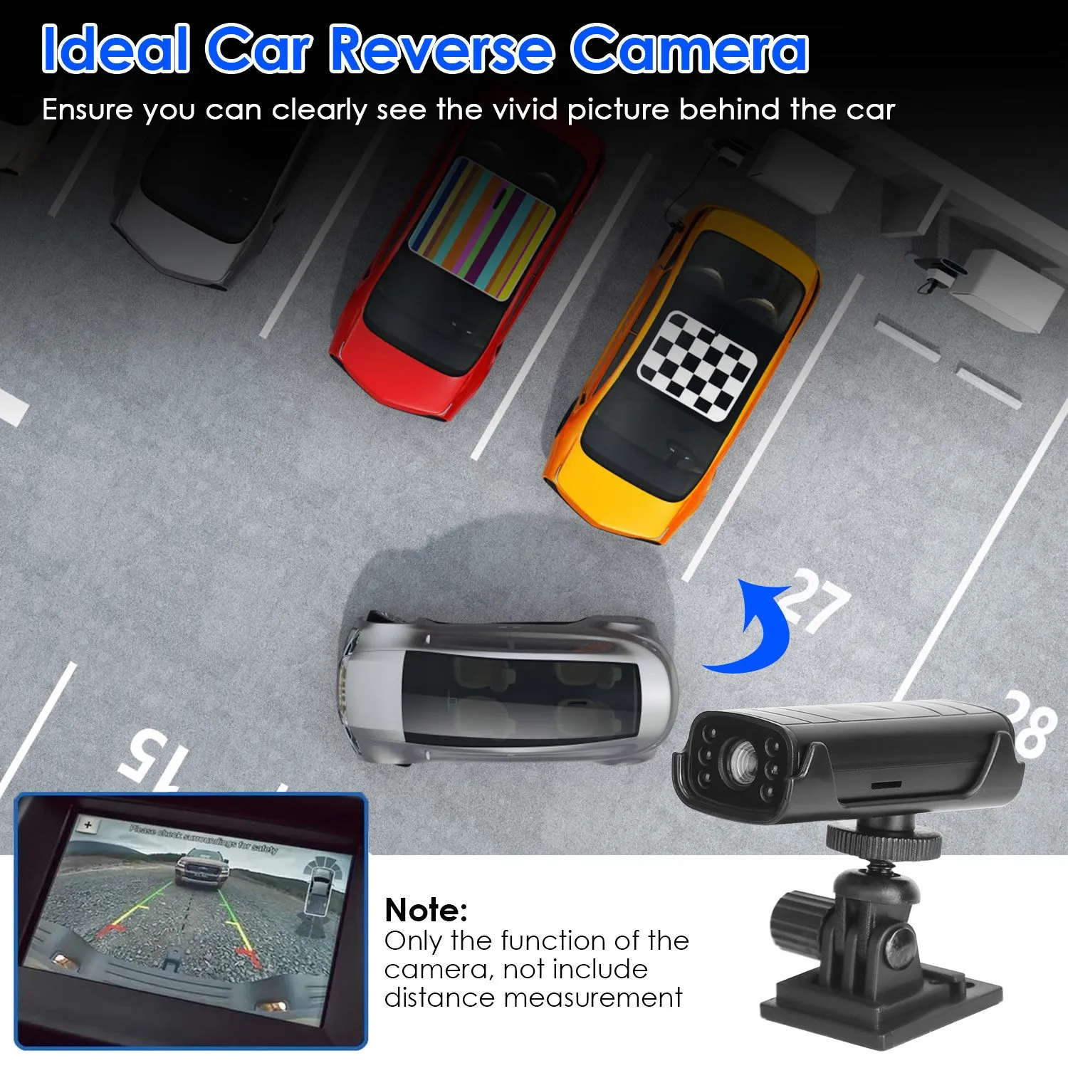 Wireless Camera Reverse Hitch Guide Camera Vehicle Backup