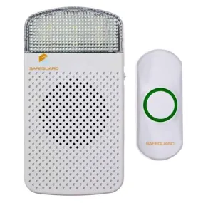 Wireless Doorbell   Flashing Strobe Receiver Kit from Safeguard Supply LRA-D1000S-L