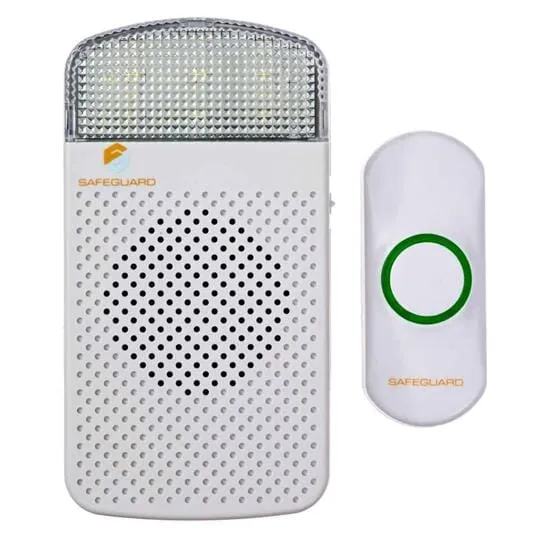 Wireless Doorbell   Flashing Strobe Receiver Kit from Safeguard Supply LRA-D1000S-L